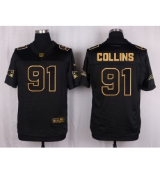 Nike Patriots #91 Jamie Collins Black Mens Stitched NFL Elite Pro Line Gold Collection Jer