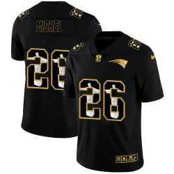 Patriots 26 Sony Michel Black Jesus Faith Edition Limited Jersey