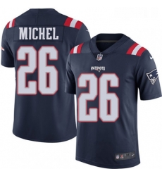 Youth Nike New England Patriots 26 Sony Michel Limited Navy Blue Rush Vapor Untouchable NFL Jersey