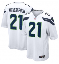 Men Nike Seattle Seahawks #21 Devon Witherspoon White F U S E Stitched Jersey Men Nike Seattle Seahawks #21 Devon Witherspoon White F U S E Stitched Jersey