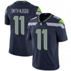 Men Seattle Seahawks 11 Jaxon Smith Njigba Navy 2023 Draft Vapor Untouchable Stitched Jersey