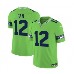 Men Seattle Seahawks 12 Fan 2023 F U S E  Green Limited Stitched Football Jersey