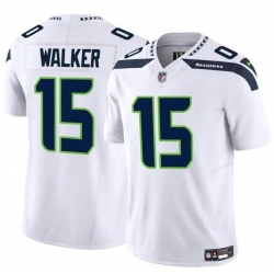 Men Seattle Seahawks 15 P J  Walker White 2024 F U S E Vapor Limited Stitched Football Jersey