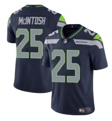 Men Seattle Seahawks 25 Kenny McIntosh Navy Vapor Limited Stitched Football Jersey