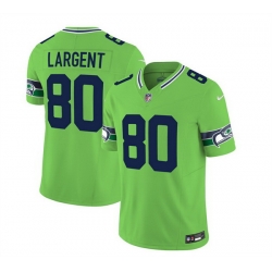 Men Seattle Seahawks 80 Steve Largent 2023 F U S E  Green Limited Stitched Football Jersey