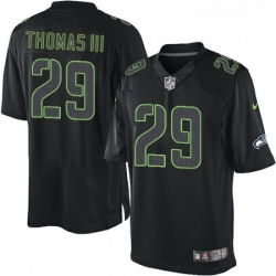 Mens Nike Seattle Seahawks 29 Earl Thomas III Limited Black Impact NFL Jersey