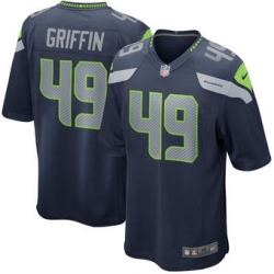 Men's Seattle Seahawks Shaquem Griffin Nike Navy 2018 NFL Draft Pick Elite Jersey