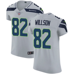 Nike Seahawks #82 Luke Willson Grey Alternate Mens Stitched NFL Vapor Untouchable Elite Jersey