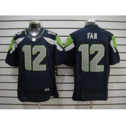 Nike Seattle Seahawks 12 Fan Blue Elite NFL Jersey