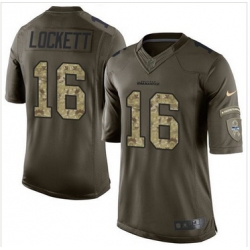 Nike Seattle Seahawks #16 Tyler Lockett Green Men 27s Stitched NFL Limited Salute to Service Jersey