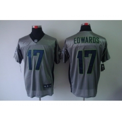 Nike Seattle Seahawks 17 Braylon Edwards Grey Elite Shadow NFL Jersey