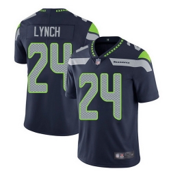 Seahawks 24 Marshawn Lynch Navy Vapor Untouchable Limited Jersey