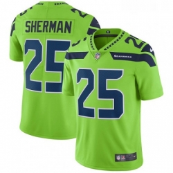 Youth Nike Seattle Seahawks 25 Richard Sherman Limited Green Rush Vapor Untouchable NFL Jersey