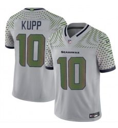 Youth Seattle Seahawks 10 Cooper Kupp Grey 2025 F U S E   Rivalries Vapor Untouchable Limited Stitched Football Jersey