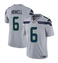 Youth Seattle Seahawks 6 Sam Howell Grey Vapor Limited Stitched Football Jersey