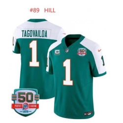 Dolphins #89 Hill Jersey