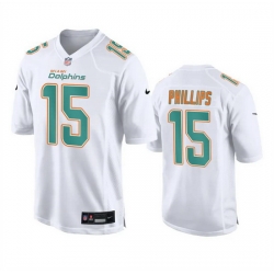 Men Miami Dolphins 15 Jaelan Phillips White Fashion Vapor Untouchable Stitched Football Jersey