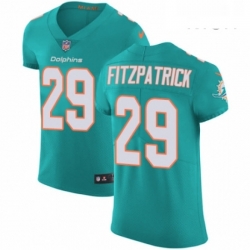 Mens Nike Miami Dolphins 29 Minkah Fitzpatrick Aqua Green Team Color Vapor Untouchable Elite Player NFL Jersey