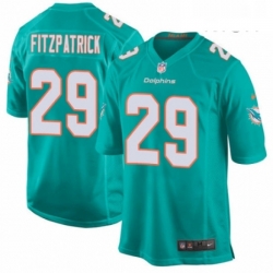 Mens Nike Miami Dolphins 29 Minkah Fitzpatrick Game Aqua Green Team Color NFL Jersey