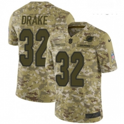 Mens Nike Miami Dolphins 32 Kenyan Drake Limited Camo 2018 Salute to Service NFL Jersey