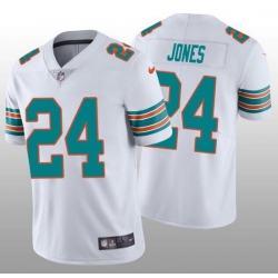 Nike Dolphins 24 Byron Jones White Throwback Vapor Untouchable Limited Jersey