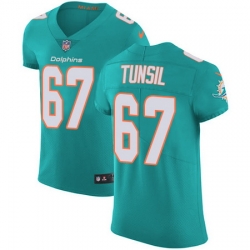 Nike Dolphins #67 Laremy Tunsil Aqua Green Team Color Mens Stitched NFL Vapor Untouchable Elite Jersey