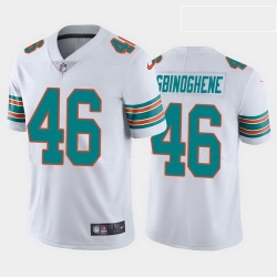 men noah igbinoghene miami dolphins white alternate vapor limited jersey 