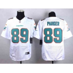 nike nfl jerseys miami dolphins 89 parker white[Elite]