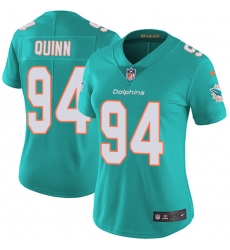 Nike Dolphins #94 Robert Quinn Aqua Green Team Color Womens Stitched NFL Vapor Untouchable Limited Jersey