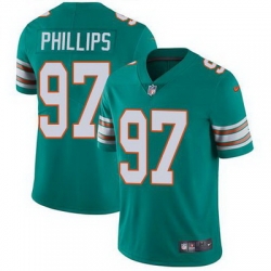 Nike Dolphins #97 Jordan Phillips Aqua Green Alternate Youth Stitched NFL Vapor Untouchable Limited Jersey