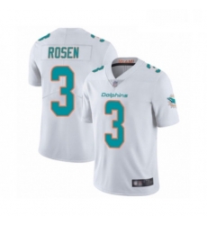 Youth Miami Dolphins 3 Josh Rosen White Vapor Untouchable Limited Player Football Jersey