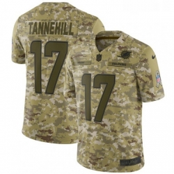 Youth Nike Miami Dolphins 17 Ryan Tannehill Limited Camo 2018 Salute to Service NFL Jersey