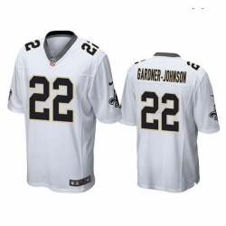 Men New Orleans Saints 22 Chauncey Gardner Johnson 2019 NFL White Vapor Limited Jersey