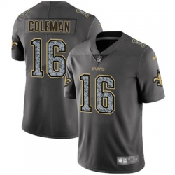 Nike Saints #16 Brandon Coleman Gray Static Mens NFL Vapor Untouchable Game Jersey