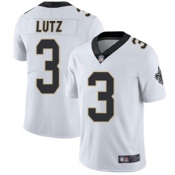 Nike Saints 3 Wil Lutz White Vapor Untouchable Limited Jesey