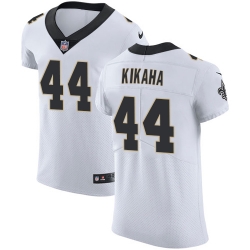 Nike Saints #44 Hau oli Kikaha White Mens Stitched NFL Vapor Untouchable Elite Jersey