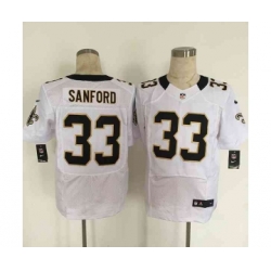 nike nfl jerseys new orleans saints 33 sanford white[Elite][sanford]