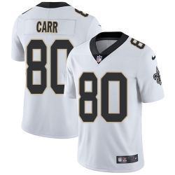 Limited Nike White Youth Austin Carr Road Jersey NFL 80 New Orleans Saints Vapor Untouchable