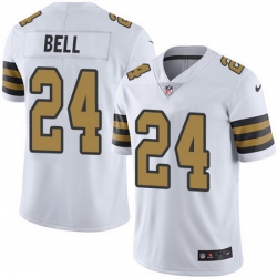 Nike Saints #24 Vonn Bell White Youth Stitched NFL Limited Rush Jersey