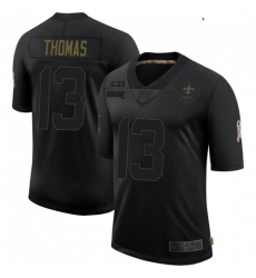 Youth New Orleans Saints 13 Michael Thomas Black Salute To Service Limited Jersey