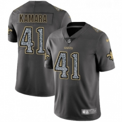 Youth Nike New Orleans Saints 41 Alvin Kamara Gray Static Vapor Untouchable Limited NFL Jersey