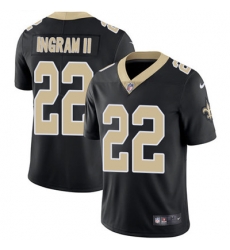 Youth Nike Saints #22 Mark Ingram II Black Team Color Stitched NFL Vapor Untouchable Limited Jersey