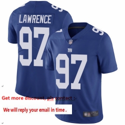 Giants 97 Dexter Lawrence Royal Blue Team Color Men Stitched Football Vapor Untouchable Limited Jersey