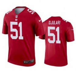 Men New York Giants 51 Azeez Ojulari Red Vapor Untouchable Limited Stitched Jersey