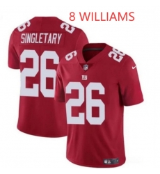 Men New York Giants 8 K. Williams Red Vapor Untouchable Limited Stitched Jersey