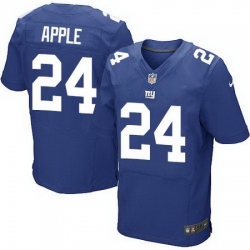 Nike Giants #24 Eli Apple Royal Blue Team Color Men Stitched NFL Elite Jersey