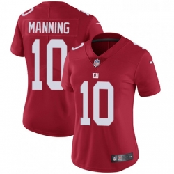 Womens Nike New York Giants 10 Eli Manning Elite Red Alternate NFL Jersey