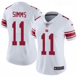 Womens Nike New York Giants 11 Phil Simms Elite White NFL Jersey