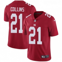 Youth Nike New York Giants 21 Landon Collins Elite Red Alternate NFL Jersey