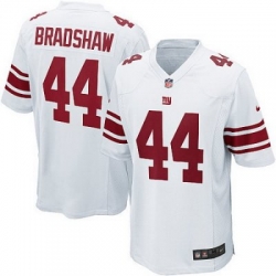 Youth Nike New York Giants 44# Ahmad Bradshaw Game White Jersey (S-XL)